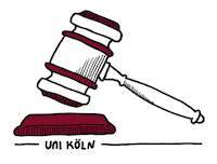 UniCologne study cologne koeln rights Sticker