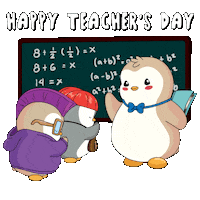 Learn Back To School Sticker by Pudgy Penguins