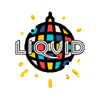 LQD happy music party drink Sticker