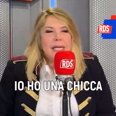 Anna Pettinelli Radio GIF by RDS 100% Grandi Successi