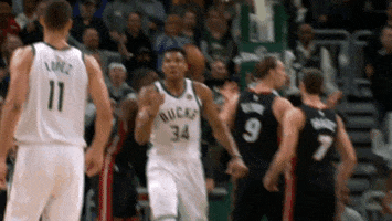 Happy Milwaukee Bucks GIF by NBA