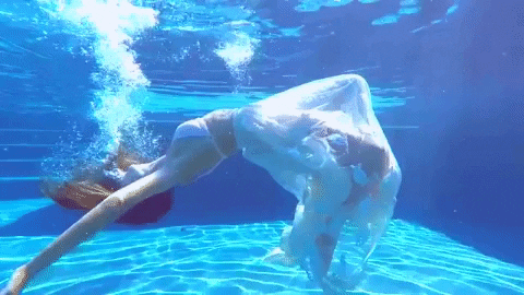 LorenaLeigh giphygifmaker water bye pool GIF