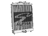 Cooler Radiator Sticker