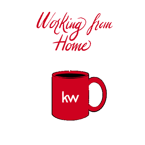 Working From Home Kw Sticker by Keller Williams Realty