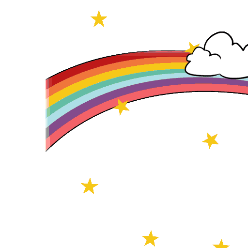 iideenreich giphyupload cool rainbow bear Sticker