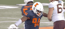 High Five College Football GIF by Fighting Illini Athletics