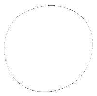Maddisonshaedesign white circle blob spot Sticker