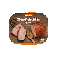 Leberkäse Sticker by Rehm Fleischwaren GmbH