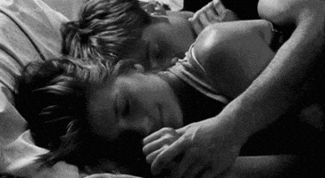 black and white love GIF