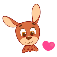 Heart Love Sticker by Mundo Bita