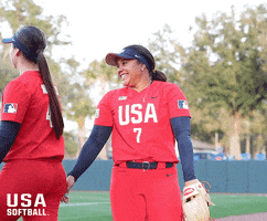 Happy Team Usa GIF by USA Softball