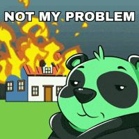 This Is Fine Burning House GIF by SuperVerse