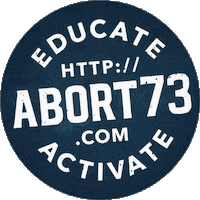 abort73 activate educate prolife pro-life Sticker
