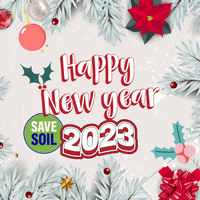 Happy New Year Ny GIF by Save Soil - Art For Soil