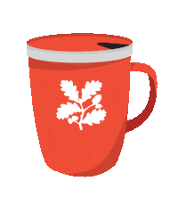 Reusable Mug Sticker by National Trust