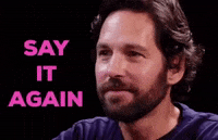 Paul Rudd Reaction GIF by MOODMAN