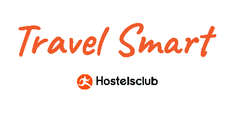 hostelsclub giphyupload adventure wanderlust hostel Sticker