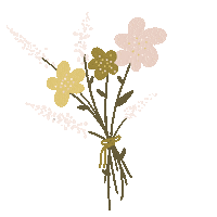 pageofwandsdesign nature thank you flowers sparkle Sticker