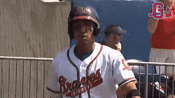hat tip GIF by Gwinnett Braves