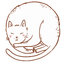 Cat Love Sticker by Tania S.