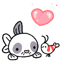 Happy Love You Sticker by pikaole