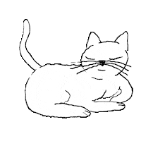 Happy Cat Sticker by Rullampo