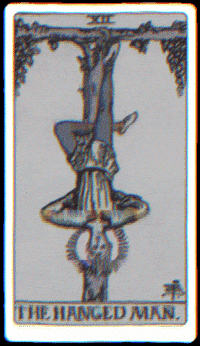 The Hanged Man Glitch GIF