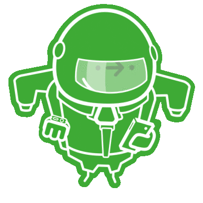 Citymapper flying fast jetpack imcoming Sticker