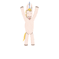 leolalicorne bounce unicorn licorne leolalicorne Sticker
