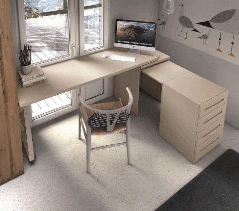 santiagogallegomartinez giphygifmaker mesa giratoria mesa teletrabajo mesa estudio GIF