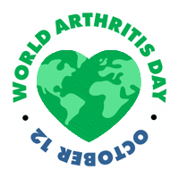 Heart World Sticker by Arthritis Foundation