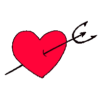 Heart Love Sticker by HUNKØN