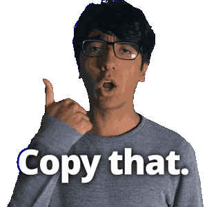 Copy Understanding Sticker