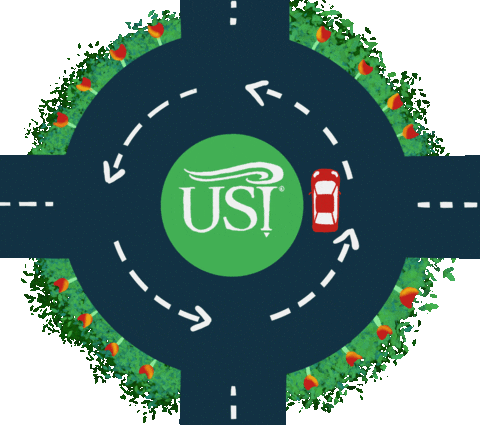 College Usi Sticker by University of Southern Indiana