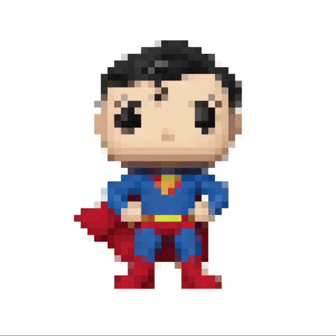pix_art art pixel superman GIF