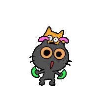 Cat Celebrate Sticker