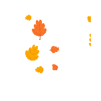 Fall Leaves Sticker by Tuğçe Çeğil