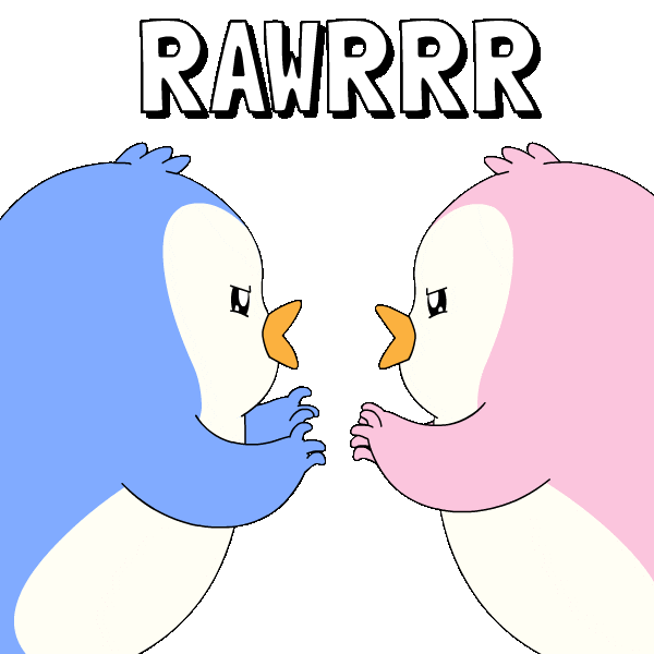Fight Fighting Sticker by Pudgy Penguins