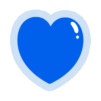 Heart Sticker Sticker by formform