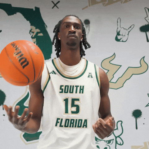 South Florida Basketball GIF by USF Athletics