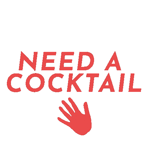 happy hour party Sticker by Shakeandstiruk