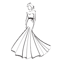 Wedding Dress Marriage Sticker by The Wedding Shoppe