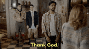 Thank God Reaction GIF by CBS