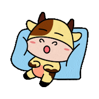 Sleepy Food Sticker by NMooMoo