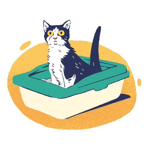 The Business Cat Sticker by MUTI