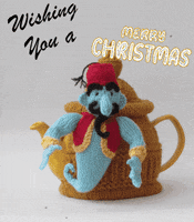 Merry Christmas Genie GIF by TeaCosyFolk