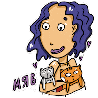Cat Love Sticker