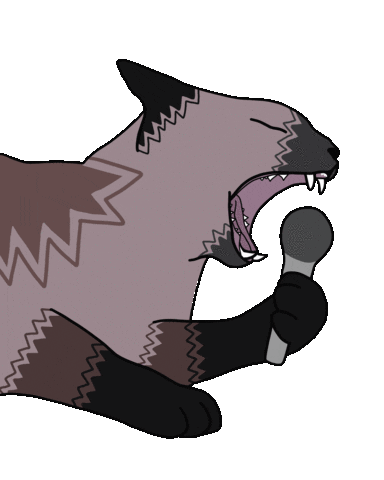 Mad Cat Sticker by Jasi