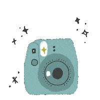 dimasomnia mood photo camera instax Sticker