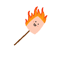 Fire Camping Sticker